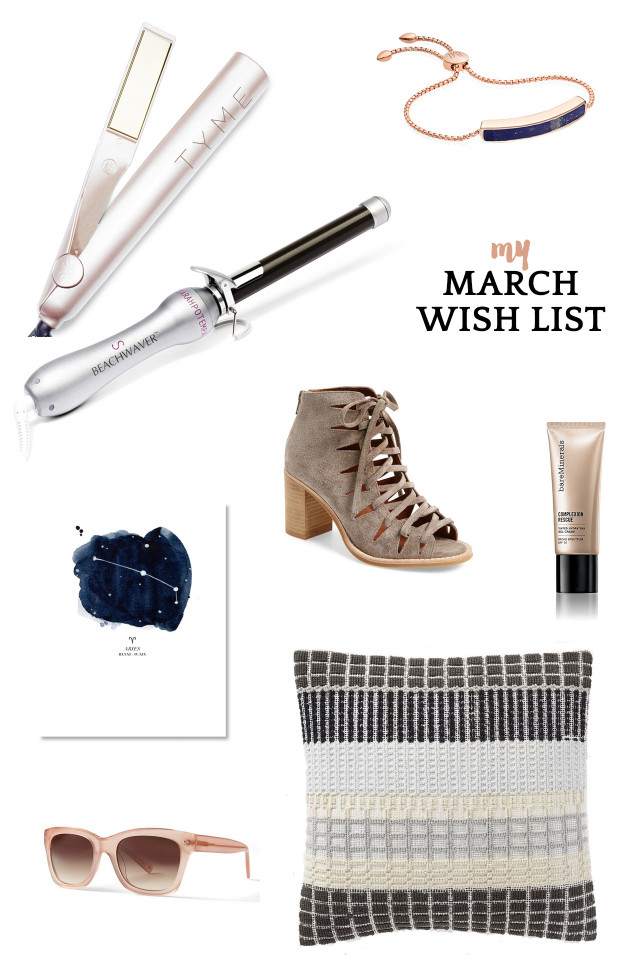 A Girl Named PJ's monthly wish list: March must-haves