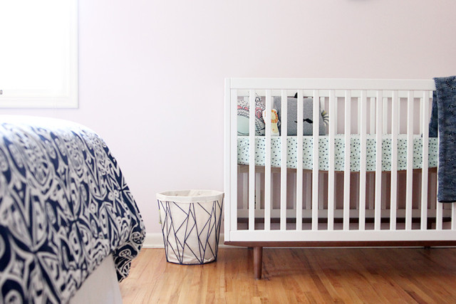 A multi-purpose nursery that triples as a guest room and home office | A Girl Named PJ