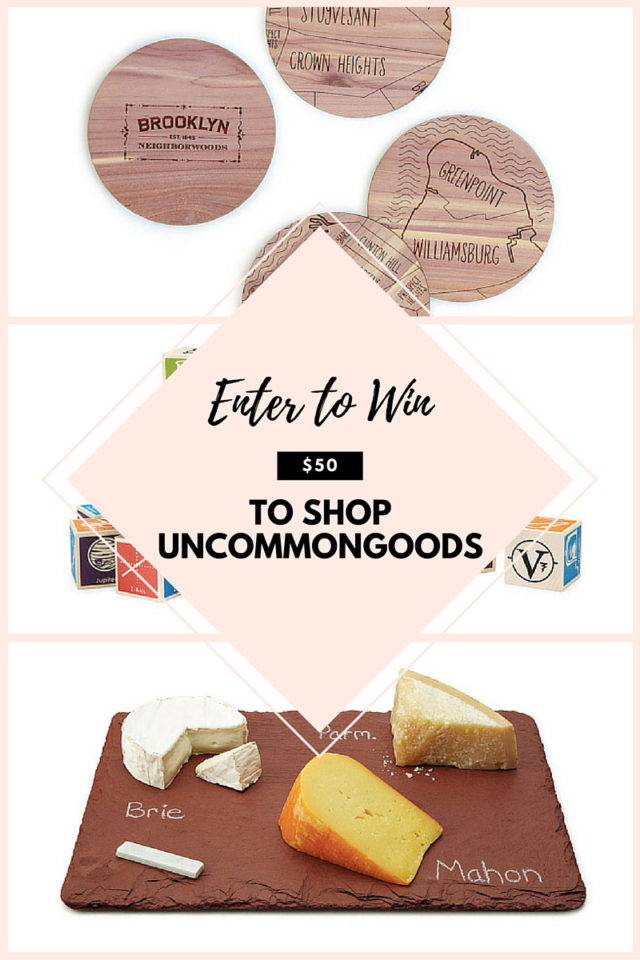 Enter A Girl Named PJ's UncommonGoods giveaway