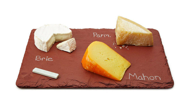 Slate Cheese Board with Soapstone Chalk from UncommonGoods on A Girl Named PJ