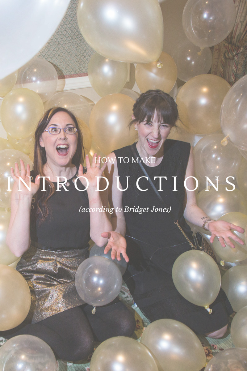 how to make introductions | A Girl Named PJ