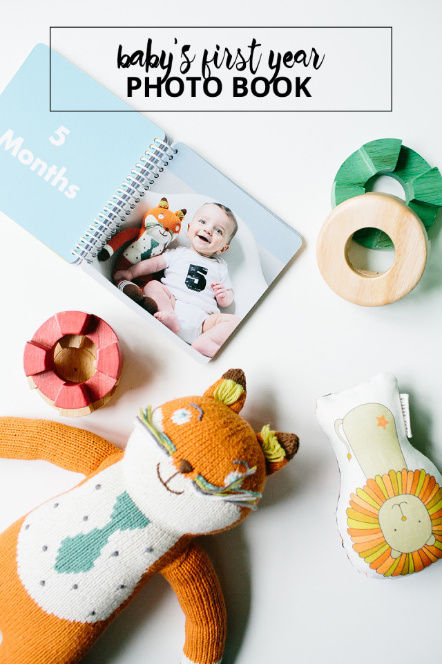 Baby's First Year Photo Book with Pinhole Press | A Girl Named PJ