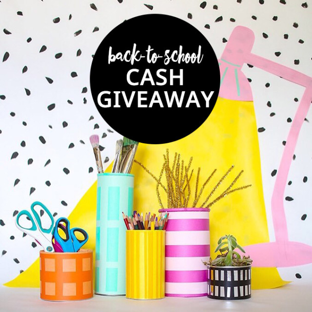Enter our back-to-school cash giveaway!
