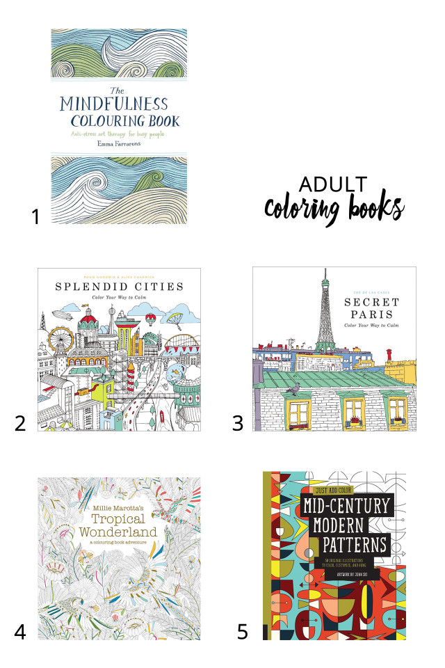 Cool adult coloring books to help you beat stress | A Girl Named PJ