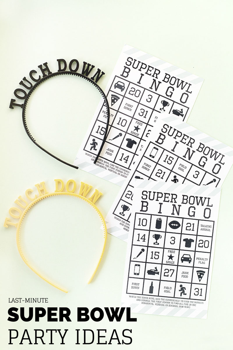 Last minute Super Bowl party ideas | A Girl Named PJ