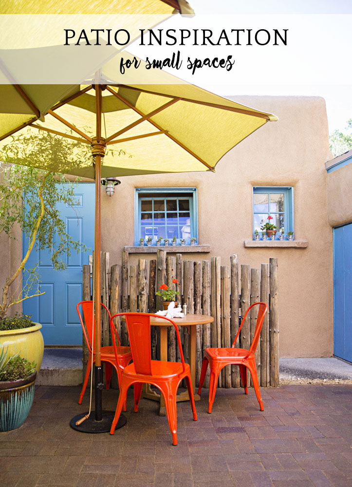 Patio Inspiration for Small Spaces | A Girl Named PJ