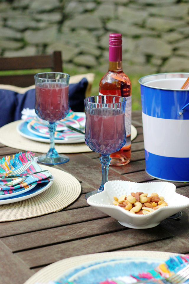 Yes Way Rosé: #RoséAllDay at an outdoor dinner party with Pier 1 on A Girl Named PJ