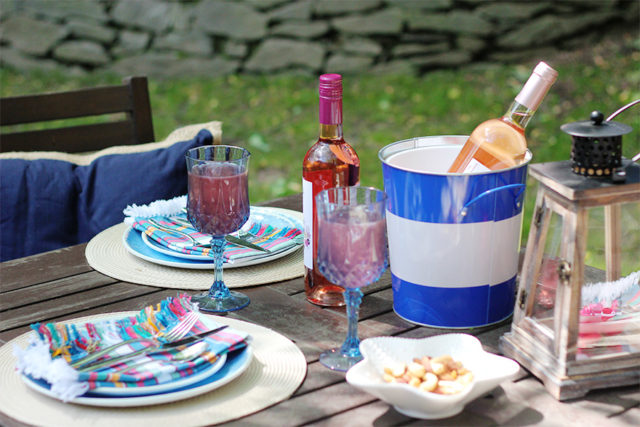 Yes Way Rose: American rosé wine recommendations for an outdoor backyard dinner party with Pier 1