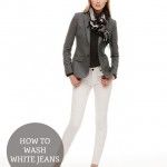 How to clean white jeans