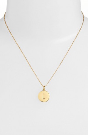 spade initial charm kate necklace